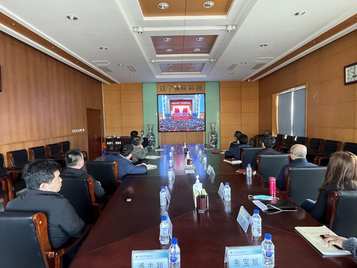 省建科院干部職工積極收聽(tīng)收看黨的二十大開(kāi)幕盛況(圖2)