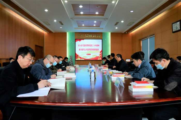 深入學(xué)習(xí)宣傳貫徹黨的二十大精神奮力譜寫公司高質(zhì)量發(fā)展新篇章(圖2) 深入學(xué)習(xí)宣傳貫徹黨的二十大精神奮力譜寫公司高質(zhì)量發(fā)展新篇章(圖2)