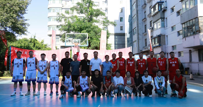 賽場結(jié)友誼 合作拓市場——省建科院與中建三局東北分公司開展籃球友誼對抗賽(圖1)
